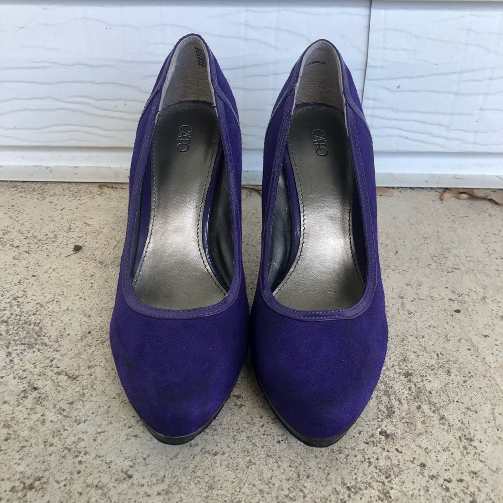 Purple Cato Heels